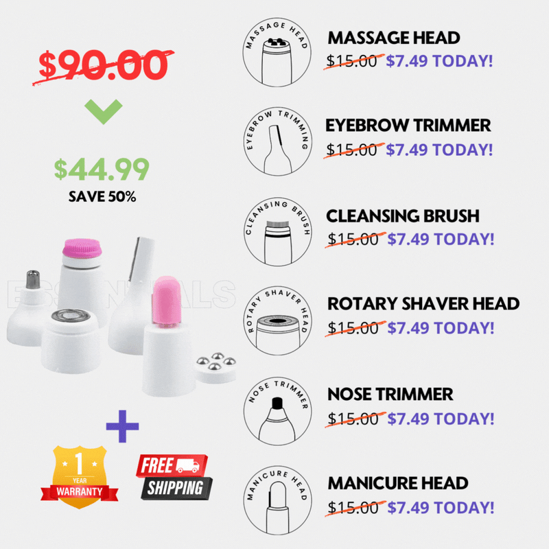 Pluxy Essentials - 6 heads - Unmatched Versatility.